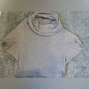 The Limited Outback Red Line Short Sleeve Sweater Knit Cowl Neck